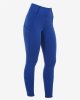 Legginsy damskie Classic Slim Fit Full Grip - EQUESTRO - blue